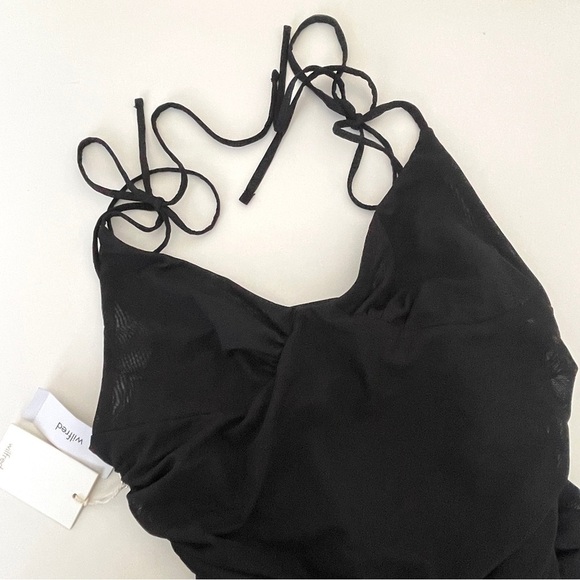 Aritzia Wilfred Winona Dress Size M Black - Picture 9 of 12